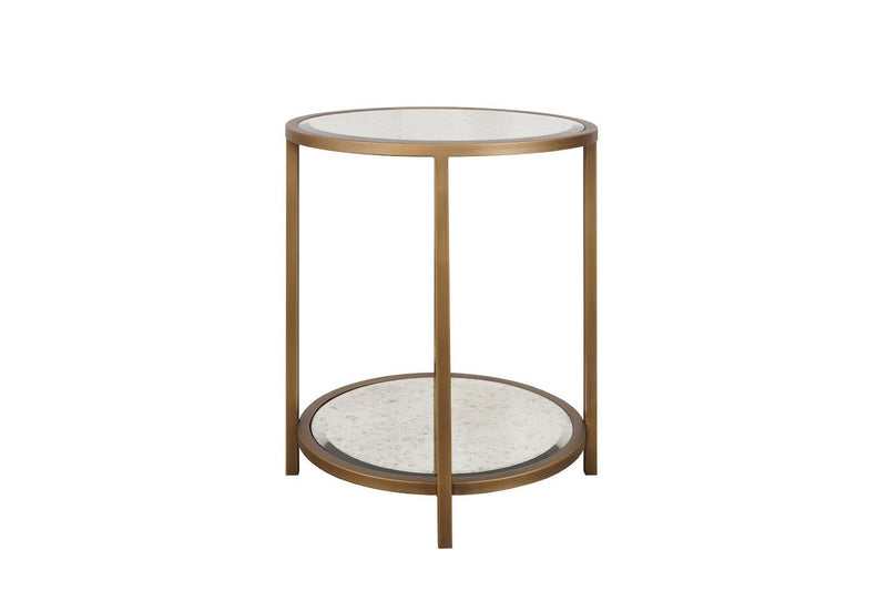 Glass Elegance Round Side table - Al Rugaib Furniture
