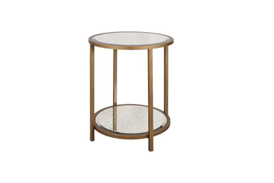 Glass Elegance Round Side table - Al Rugaib Furniture