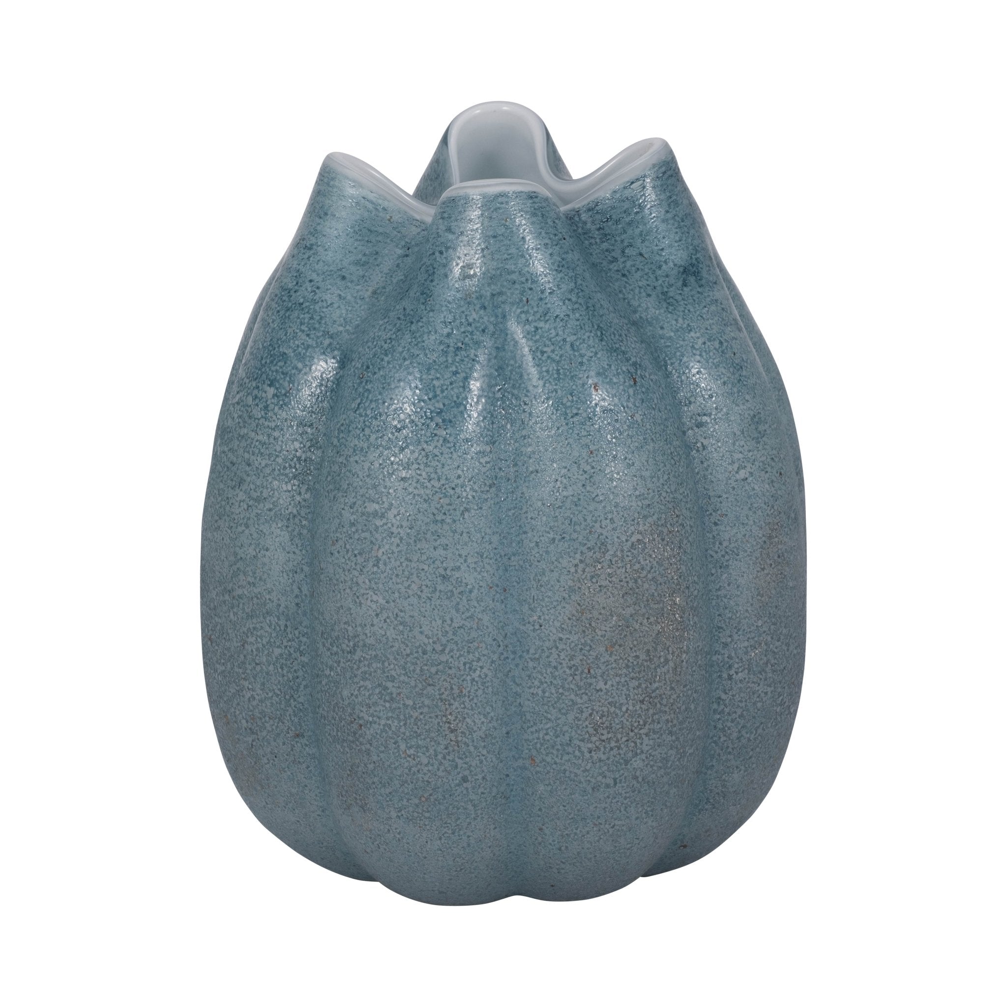 Glass Sea Urchin Vase, Blue Vases and Jars| Sagebrook Home