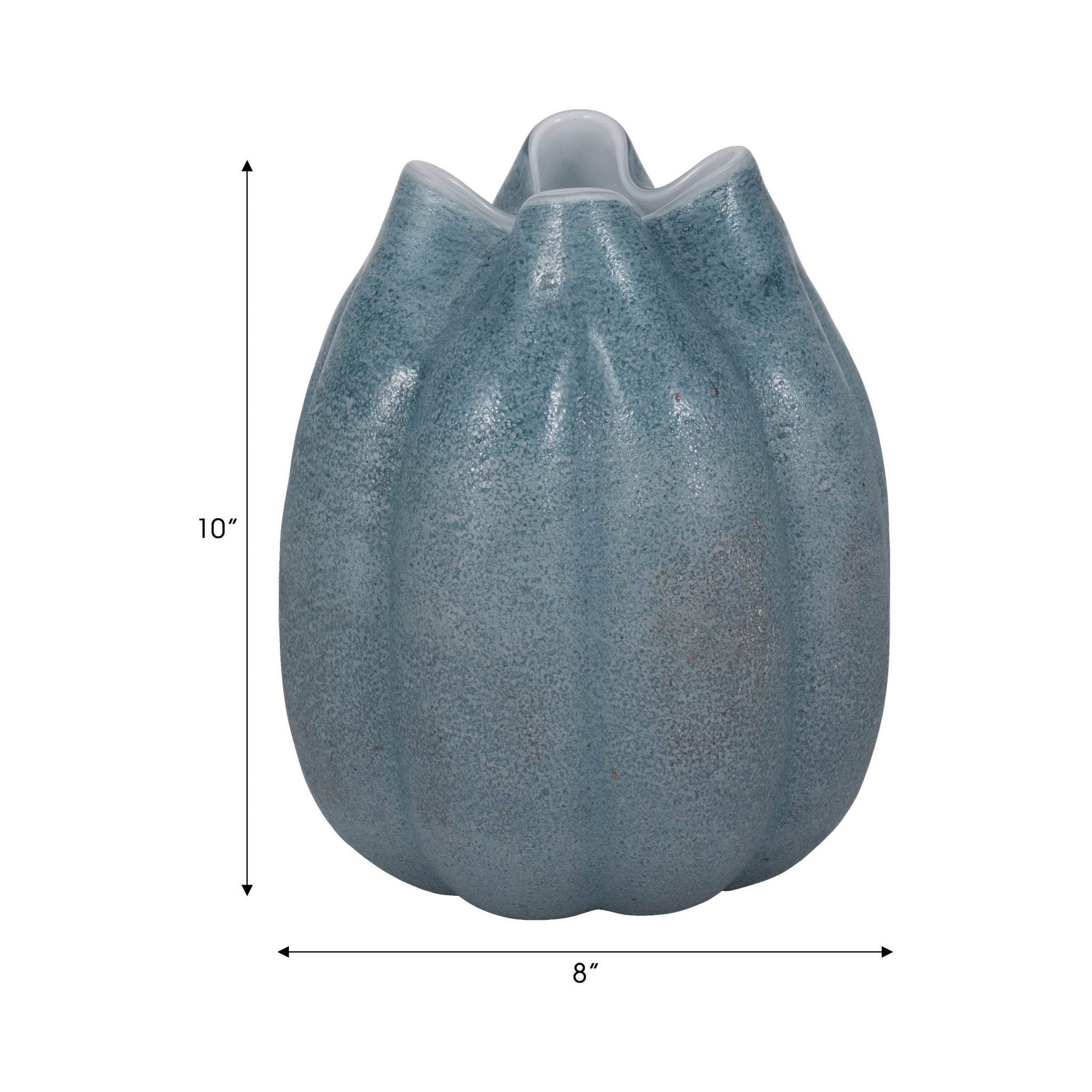 Glass Sea Urchin Vase, Blue Vases and Jars| Sagebrook Home