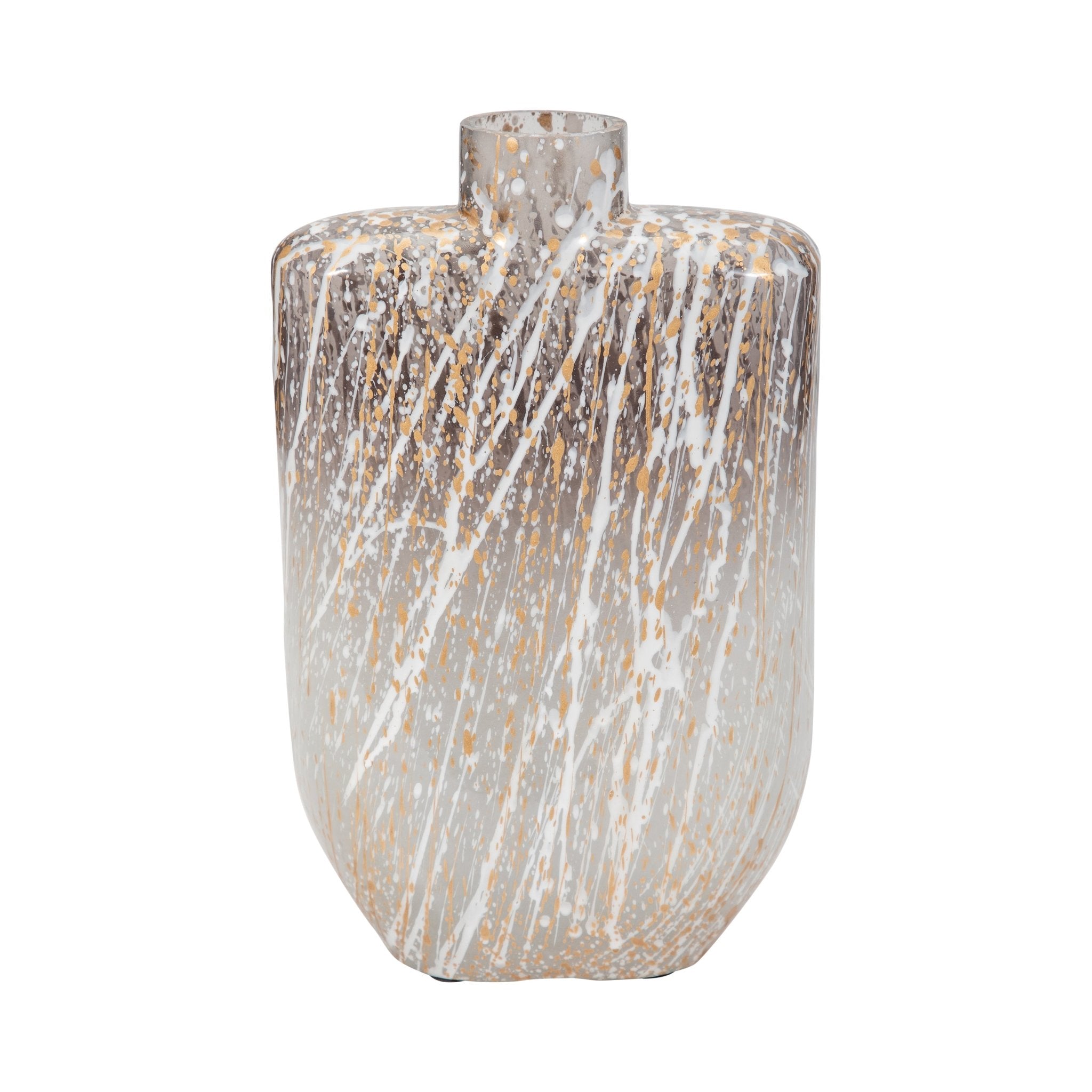 GLASS, STRIPED STAINED VASE,MULTI Vases and Jars| Sagebrook Home