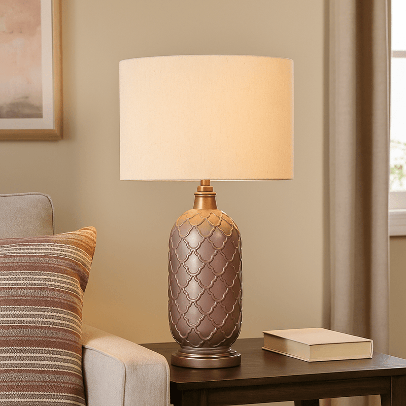 GLASS TABLE LAMP - Al Rugaib Furniture