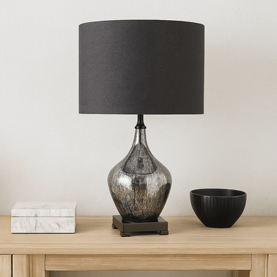 GLASS TABLE LAMP - Al Rugaib Furniture