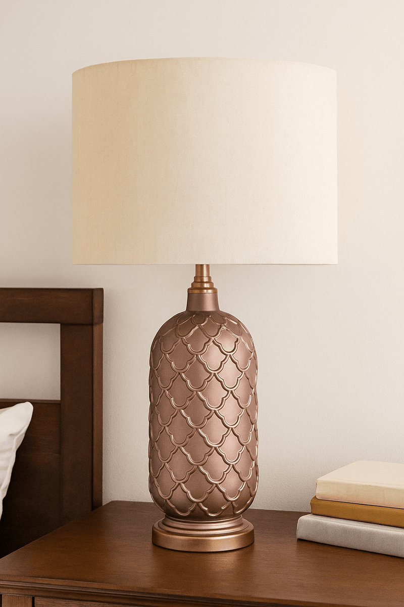 GLASS TABLE LAMP - Al Rugaib Furniture
