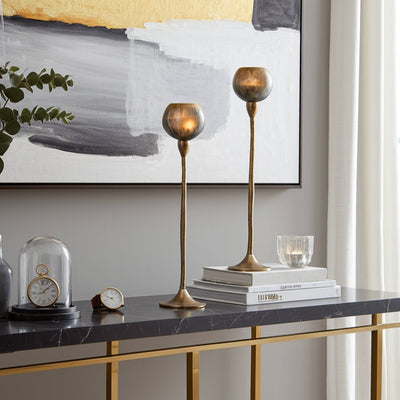 GLASS, TEALIGHT HOLDER, WICKHOM GRAY - Al Rugaib Furniture