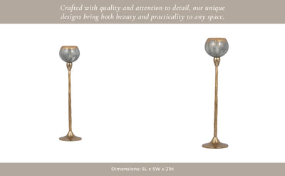 GLASS, TEALIGHT HOLDER, WICKHOM GRAY - Al Rugaib Furniture