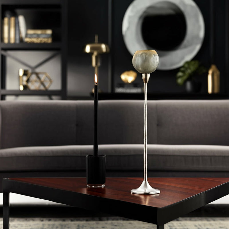 GLASS, TEALIGHT HOLDER, WICKHOM GRAY - Al Rugaib Furniture