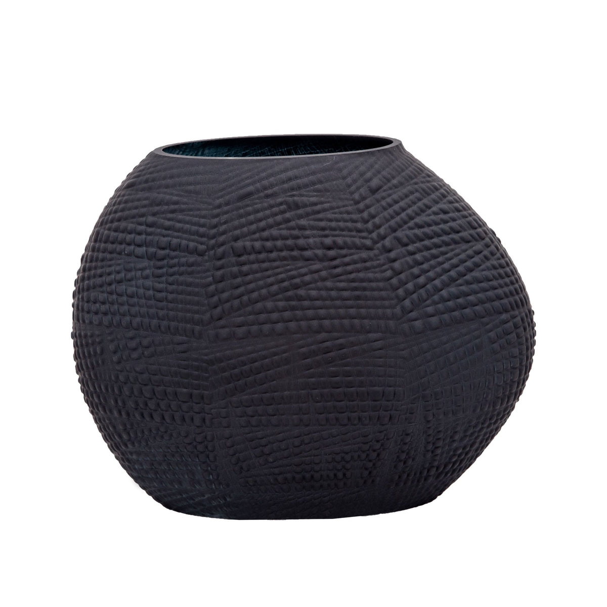 GLASS TEXTURED VASE Vases and Jars| Sagebrook Home