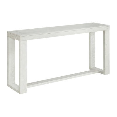 Glass Top Dark Brown Sofa Table - Al Rugaib Furniture