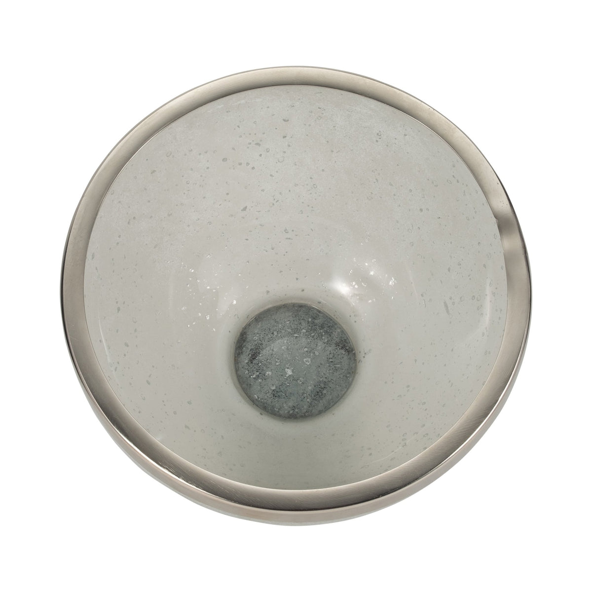 GLASS,10",BOWL W/RING DECO,WHITE Table Decors| Sagebrook Home