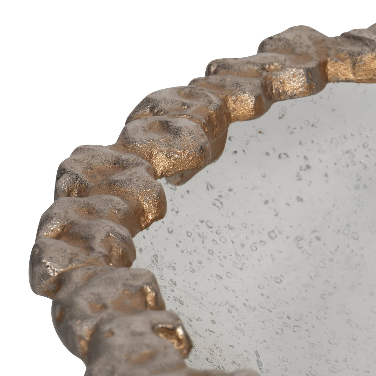 GLASS,17",BOWL W/ROCKY RING,CHAMPAGNE Table Decors| Sagebrook Home