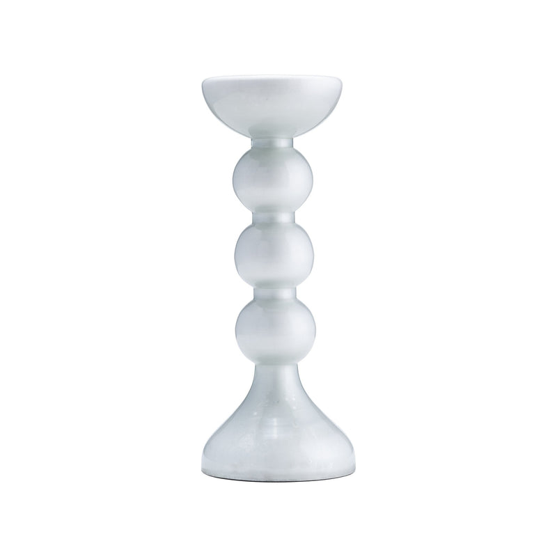 GLASS,BUBBLY CANDLE HOLDER - Al Rugaib Furniture
