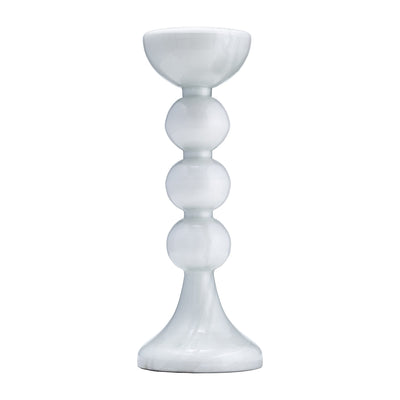 GLASS,BUBBLY CANDLE HOLDER - Al Rugaib Furniture