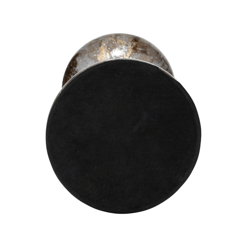 GLASS,BUBBLY CANDLE HOLDER - Al Rugaib Furniture