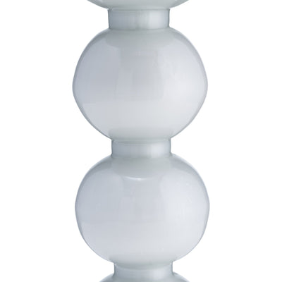 GLASS,BUBBLY CANDLE HOLDER - Al Rugaib Furniture