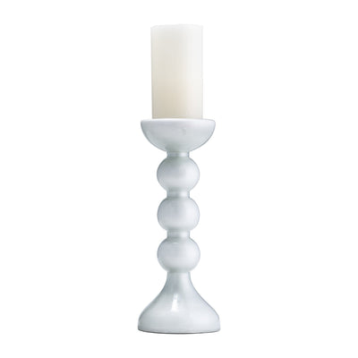 GLASS,BUBBLY CANDLE HOLDER - Al Rugaib Furniture