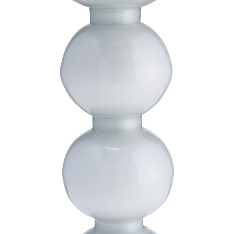GLASS,BUBBLY CANDLE HOLDER - Al Rugaib Furniture
