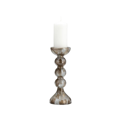 GLASS,BUBBLY CANDLE HOLDER - Al Rugaib Furniture