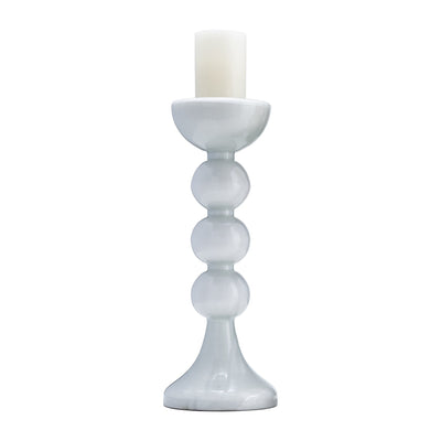 GLASS,BUBBLY CANDLE HOLDER - Al Rugaib Furniture