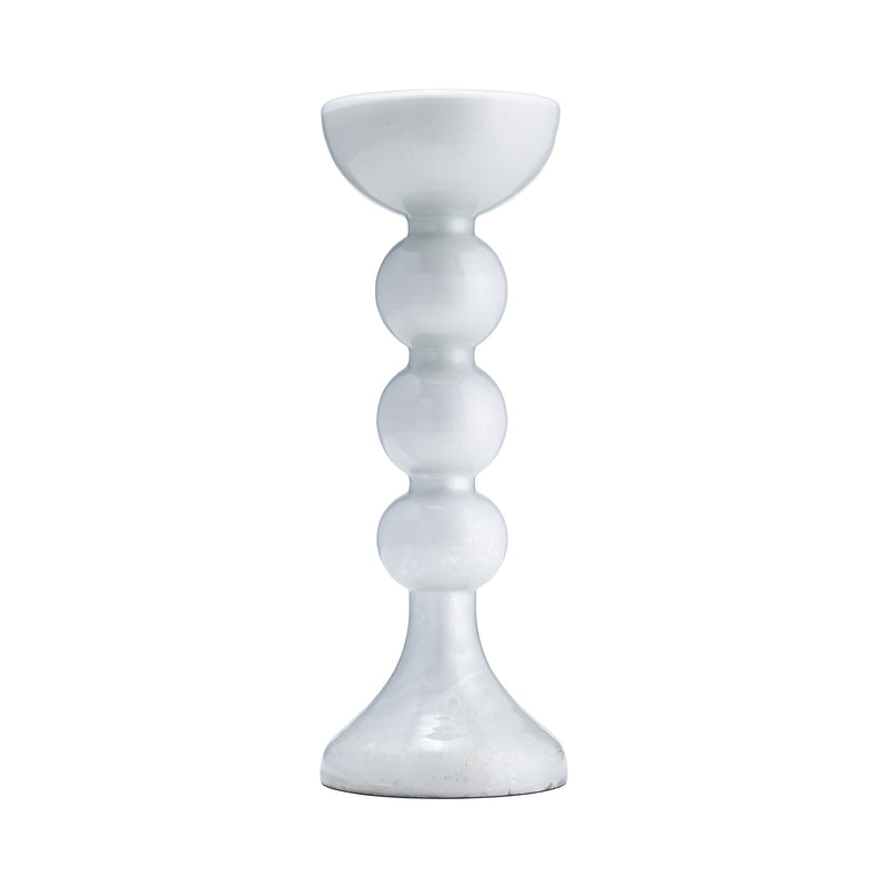 GLASS,BUBBLY CANDLE HOLDER - Al Rugaib Furniture