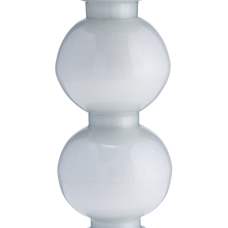 GLASS,BUBBLY CANDLE HOLDER - Al Rugaib Furniture