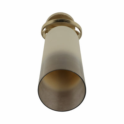 GLASS,HURRICANE W/SPHERE BASE,WHITE/GOLD - Al Rugaib Furniture