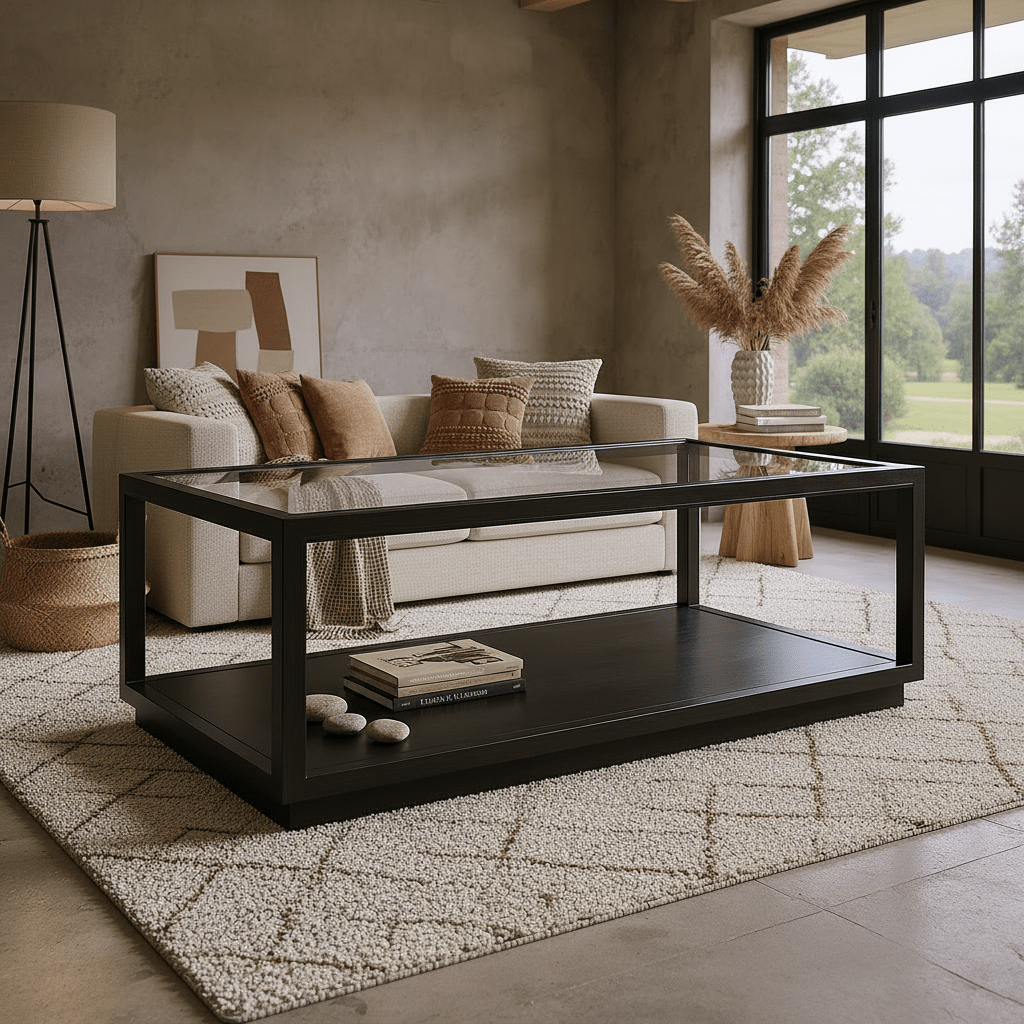 Glaze Rec Cktl Table-Onyx Coffee Tables| A.R.T. Furniture