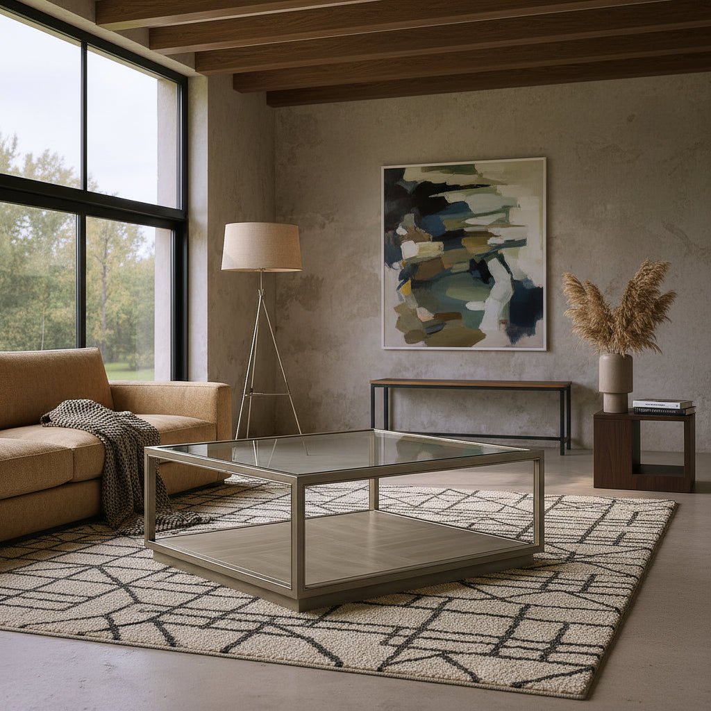 Glaze Sq Cktl Table-Quartz Coffee Tables| A.R.T. Furniture