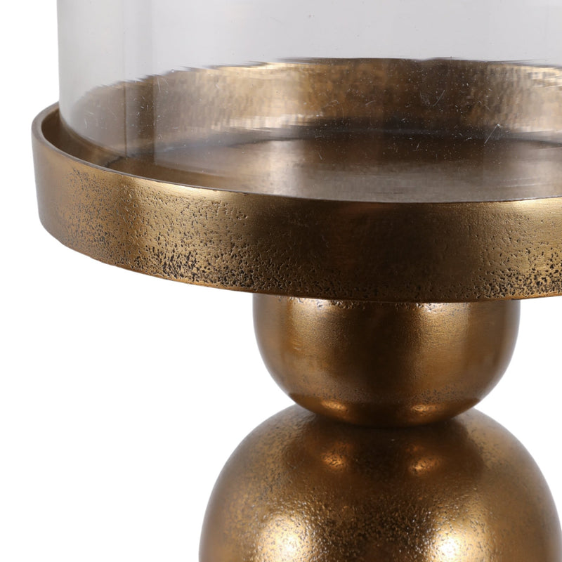 Glenpool Gold Candle Holder - Al Rugaib Furniture