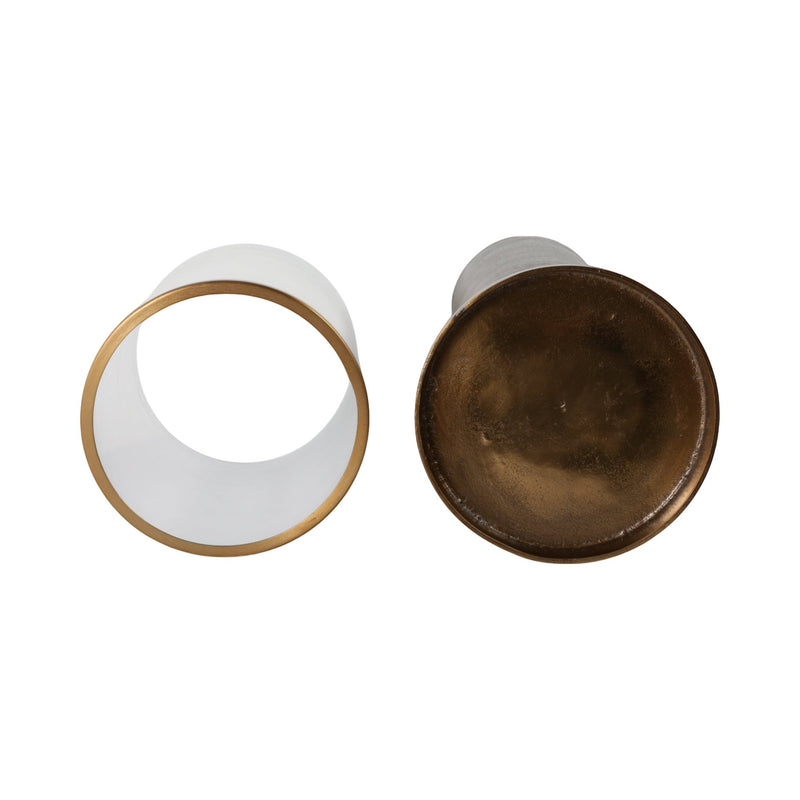 Glenpool Gold Candle Holder - Al Rugaib Furniture