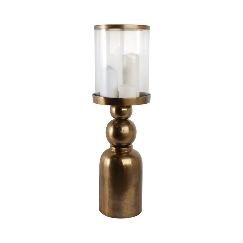 Glenpool Gold Candle Holder - Al Rugaib Furniture