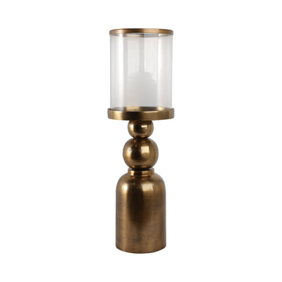 Glenpool Gold Candle Holder - Al Rugaib Furniture