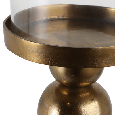 Glenpool Gold Candle Holder - Al Rugaib Furniture