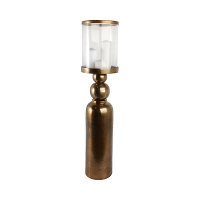 Glenpool Gold Candle Holder - Al Rugaib Furniture