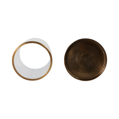 Glenpool Gold Candle Holder - Al Rugaib Furniture