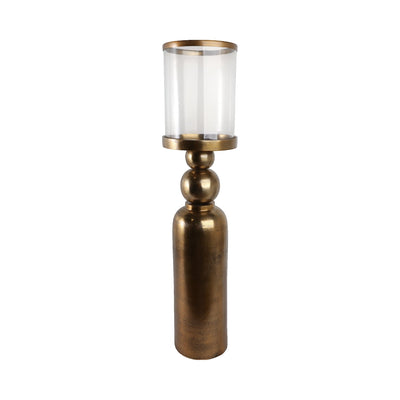 Glenpool Gold Candle Holder - Al Rugaib Furniture