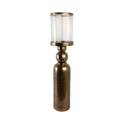 Glenpool Gold Candle Holder - Al Rugaib Furniture