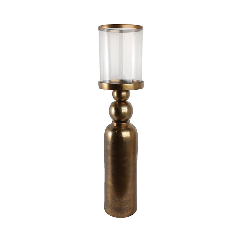 Glenpool Gold Candle Holder - Al Rugaib Furniture