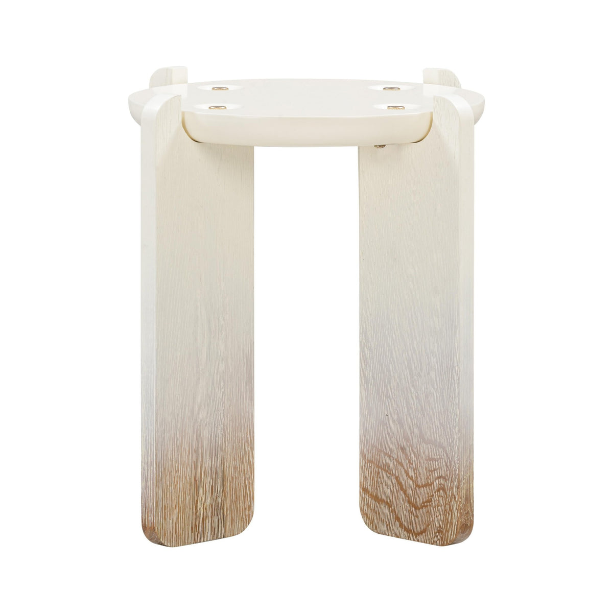 Gloria Cream Oak Side Table Accent & End Tables| TOV