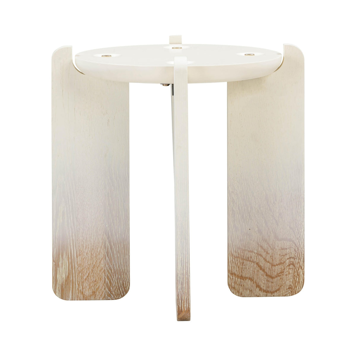 Gloria Cream Oak Side Table Accent & End Tables| TOV