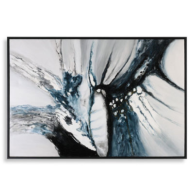 Go With The Flow Hand Painted Canvas - Al Rugaib Furniture