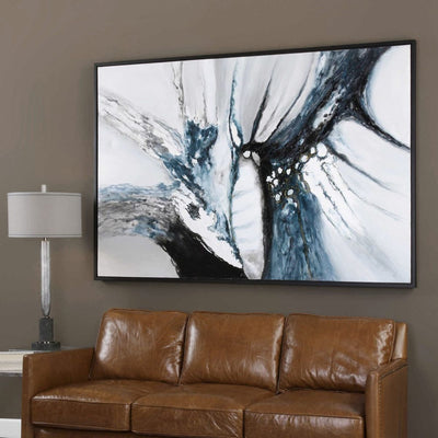 Go With The Flow Hand Painted Canvas - Al Rugaib Furniture