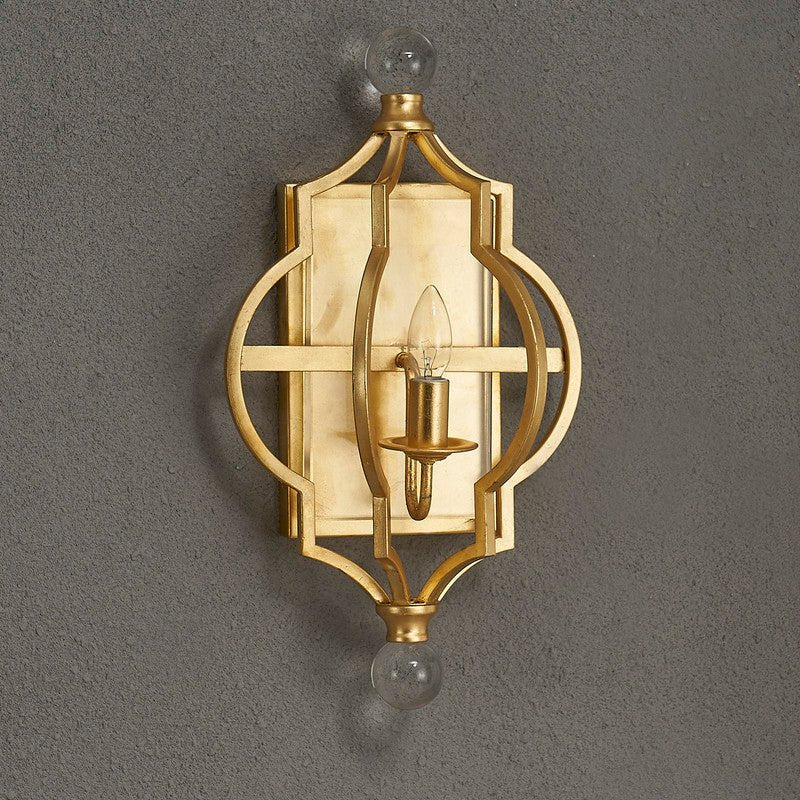 Gold Accent Wall Sconce - Al Rugaib Furniture