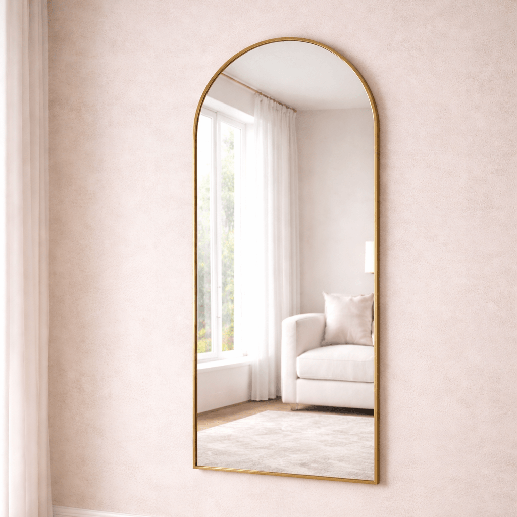 Gold Arch Body Mirror Mirrors| Roots Furniture