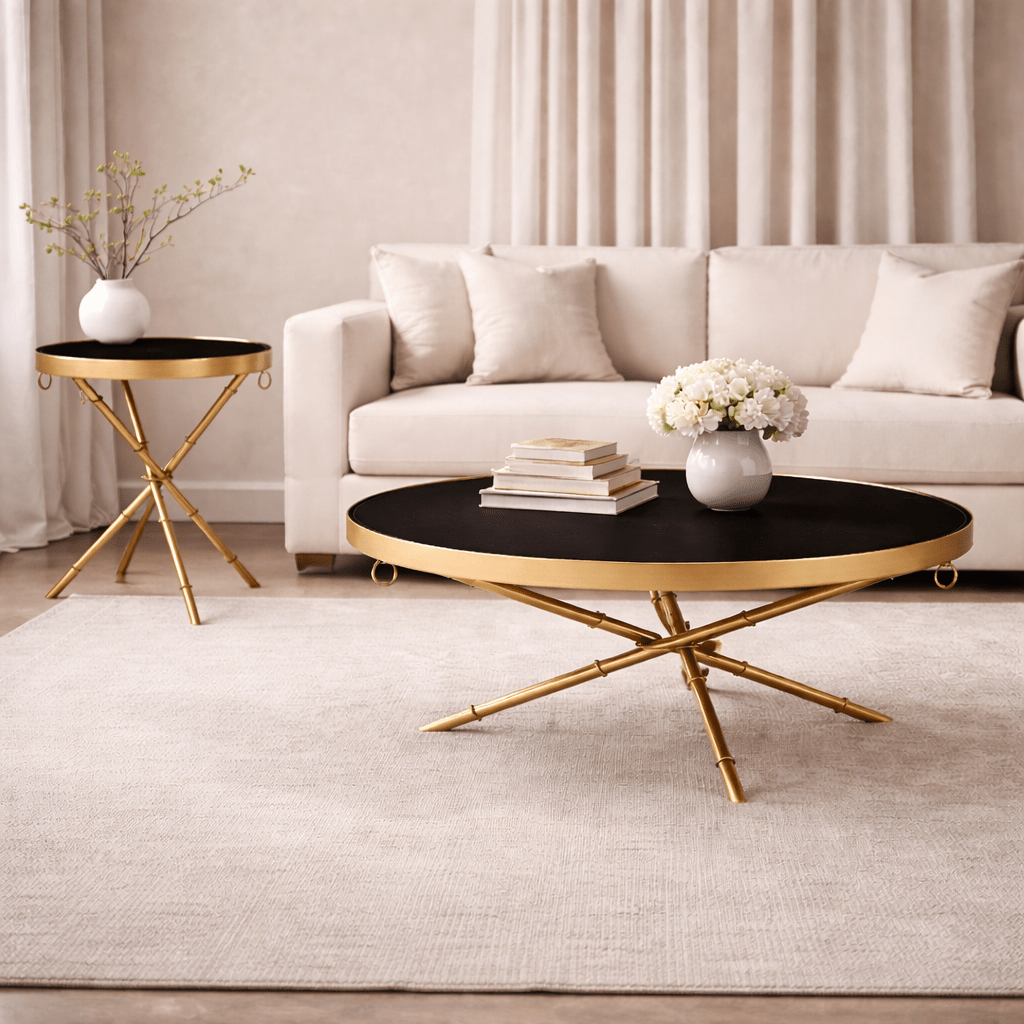 Gold Cane End Table Accent & End Tables| Roots Furniture