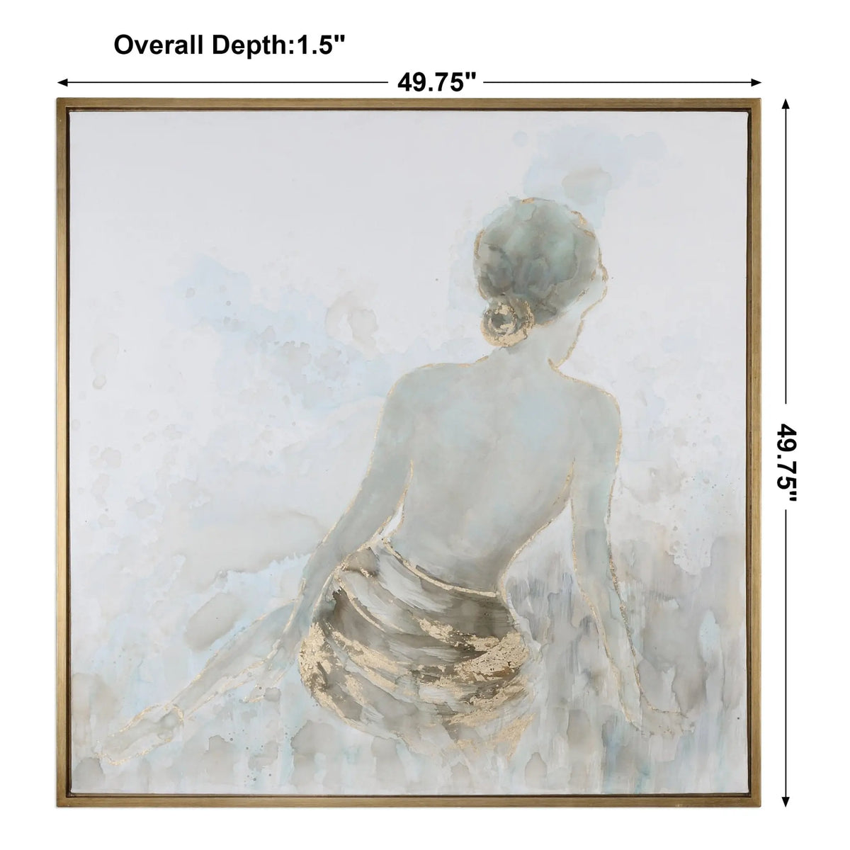 Gold Highlights Hand Painted Canvas Paintings & Pictures| Uttermost