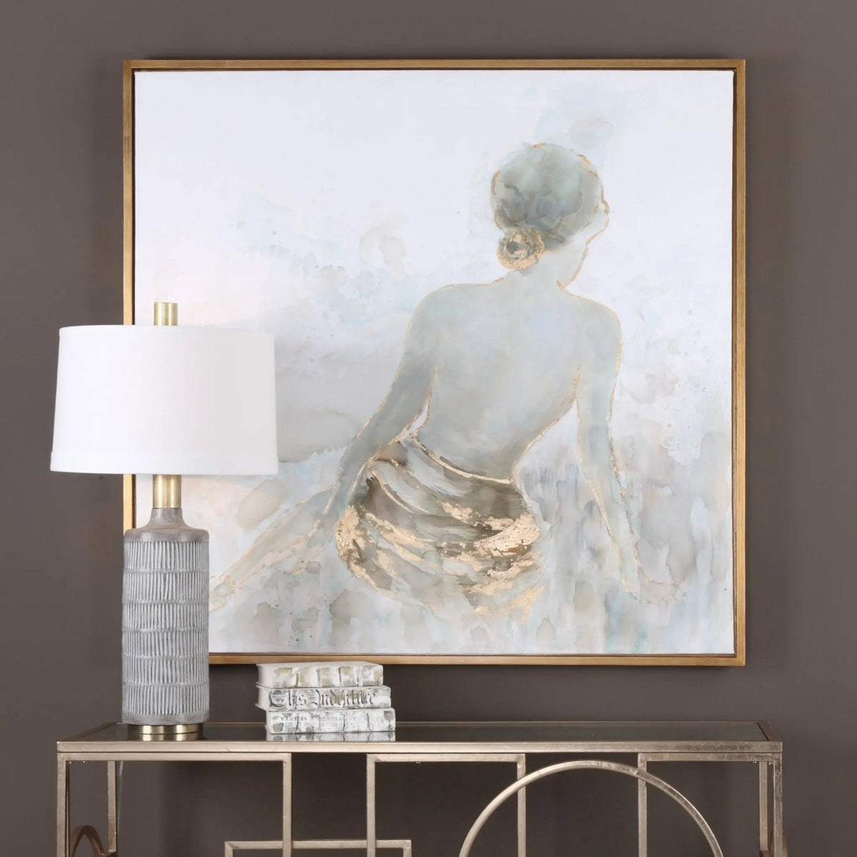 Gold Highlights Hand Painted Canvas Paintings & Pictures| Uttermost