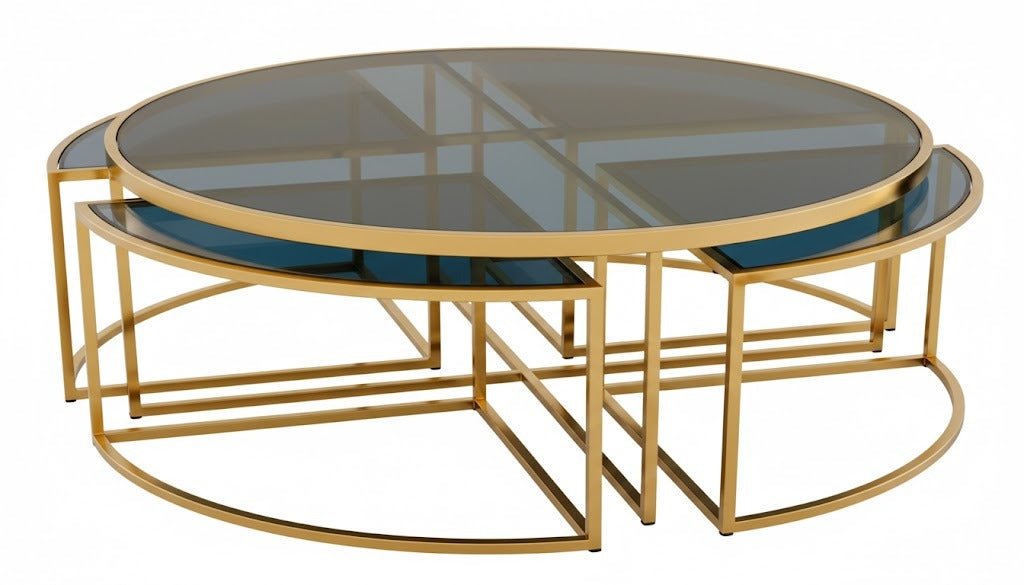 Gold Mirror Coffee Table Coffee Tables| Al Rugaib Furniture