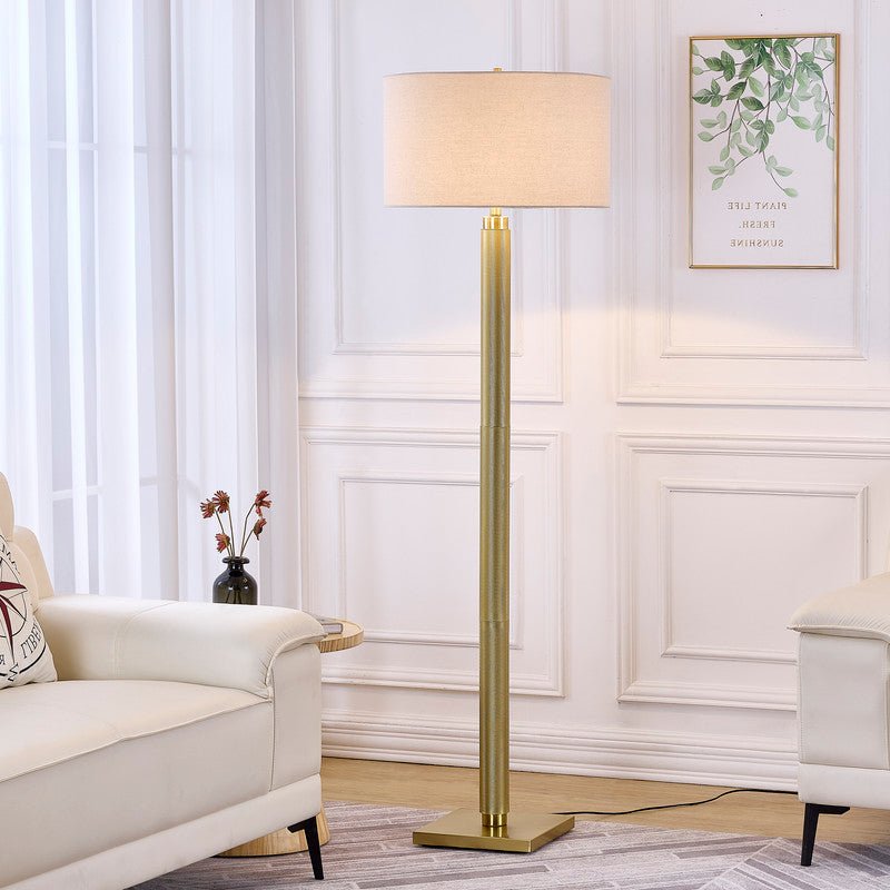 Gold Nostalgia Floor Lamp - Al Rugaib Furniture