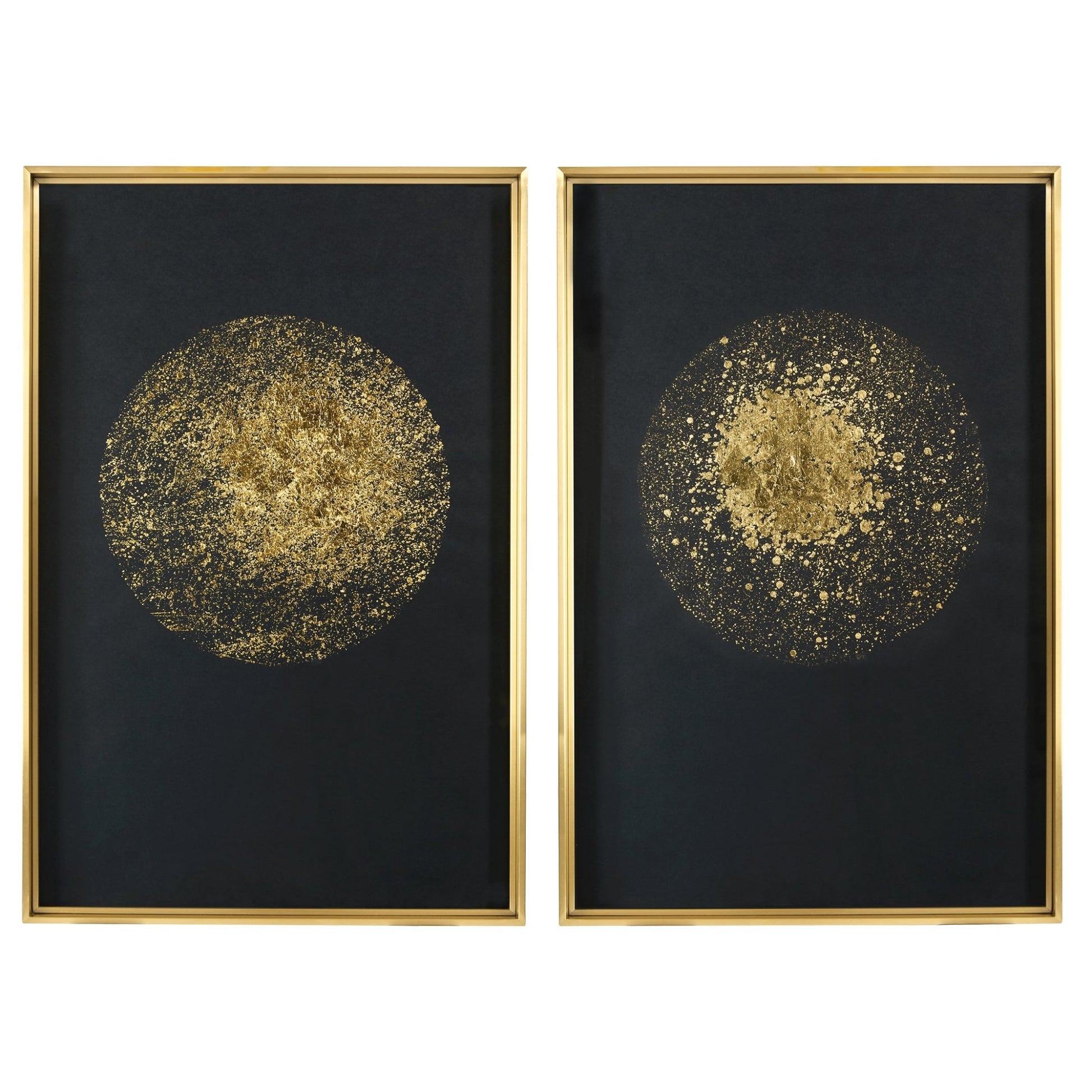 Gold Rondure Framed Prints, S/2, 2 Cartons Paintings & Pictures| Uttermost